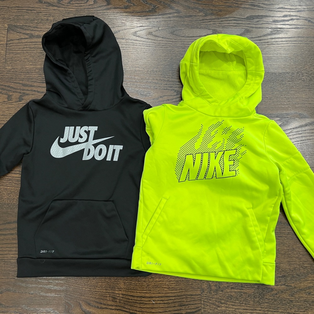 2-Pack Nike Dri-Fit Sweatshirts, Size 7
